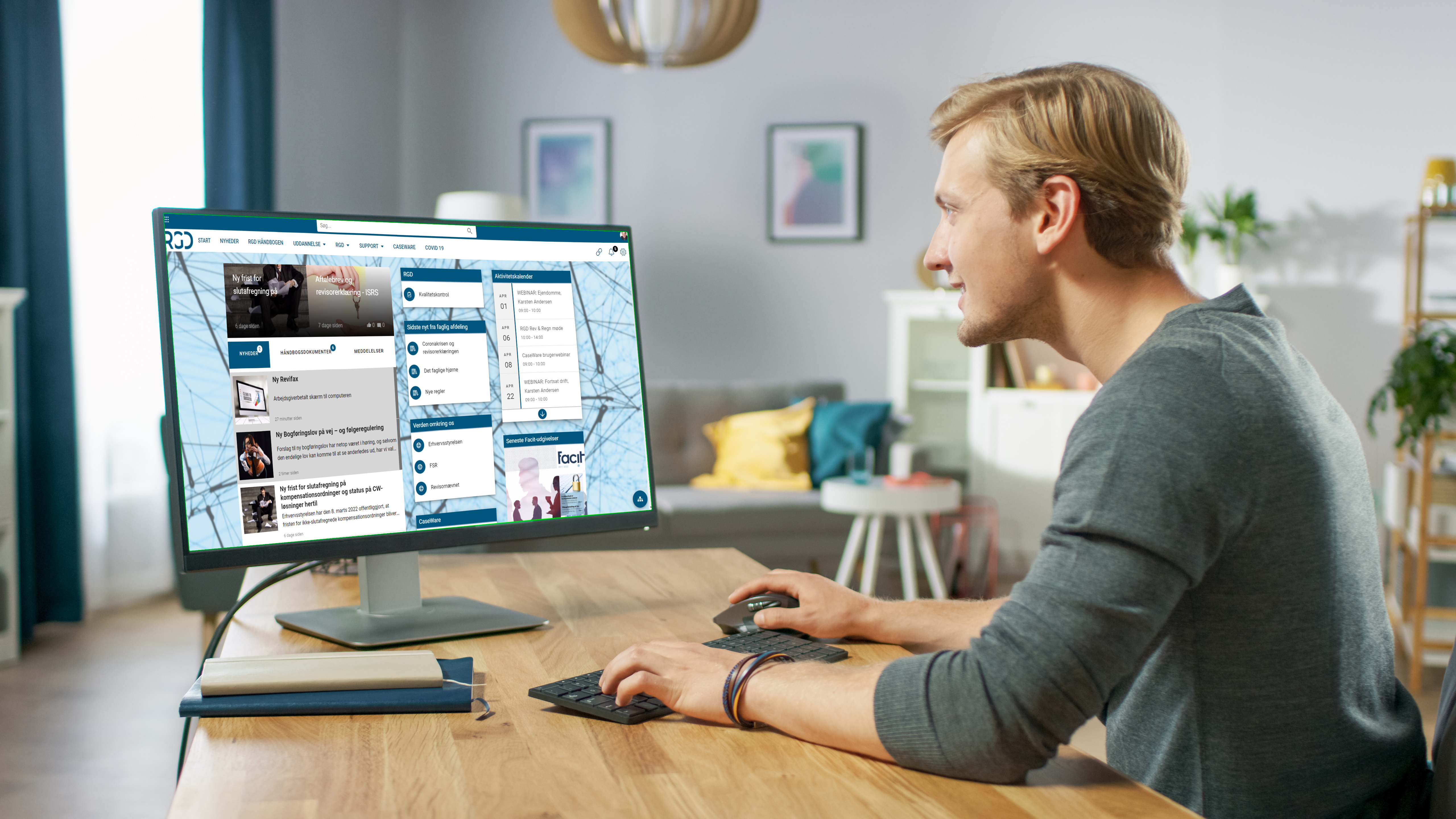 Er der skattefrihed for en arbejdsgiverbetalt computerskærm til hjemmearbejdspladsen ?